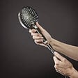 HANSGROHE - Flexible de douche 1,25 m Isiflex noir chromé brossé - vignette
