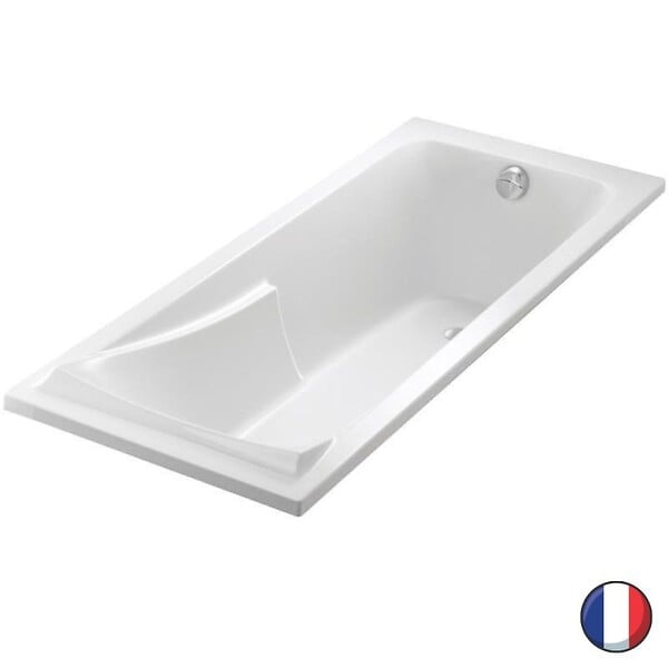 JACOB DELAFON - Baignoire droite Corvette confort Acrylique renforcé 170 x 70 - large