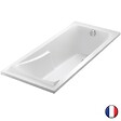 JACOB DELAFON - Baignoire droite Corvette confort Acrylique renforcé 170 x 70 - vignette
