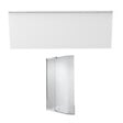 JACOB DELAFON - Tablier frontal baignoire rectangulaire + pare bain Installation en niche, blanc mat - vignette