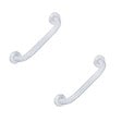 PELLET - Lot de 2 barres droite PMR PELLET Essentiel confort 30 cm aluminium époxy blanc - vignette