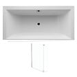 JACOB DELAFON - Baignoire droite 170 x 70 Evok, deux places + pare bain - vignette