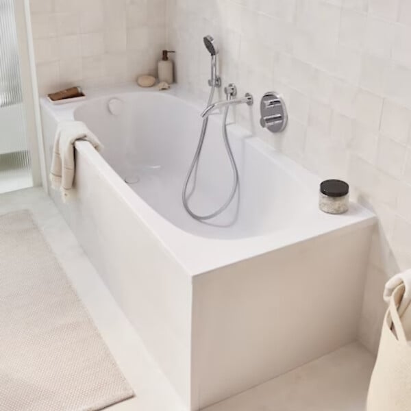 JACOB DELAFON - Baignoire droite 170 x 70 Bastille blanc brillant - large