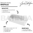JACOB DELAFON - Baignoire droite 170 x 70 Bastille blanc brillant - vignette