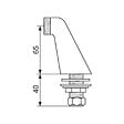 GROHE - Mitigeur baignoire thermostatique Precision Get + Colonnettes Luxe chromé - vignette