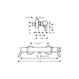 HANSGROHE - Mitigeur douche thermostatique Ecostat Comfort Care chromé + nettoyant Briochin - vignette