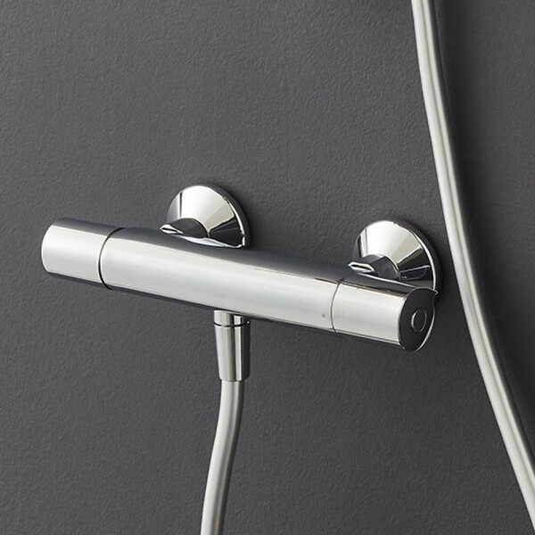 JACOB DELAFON - Mitigeur douche thermostatique Simone chrome - large