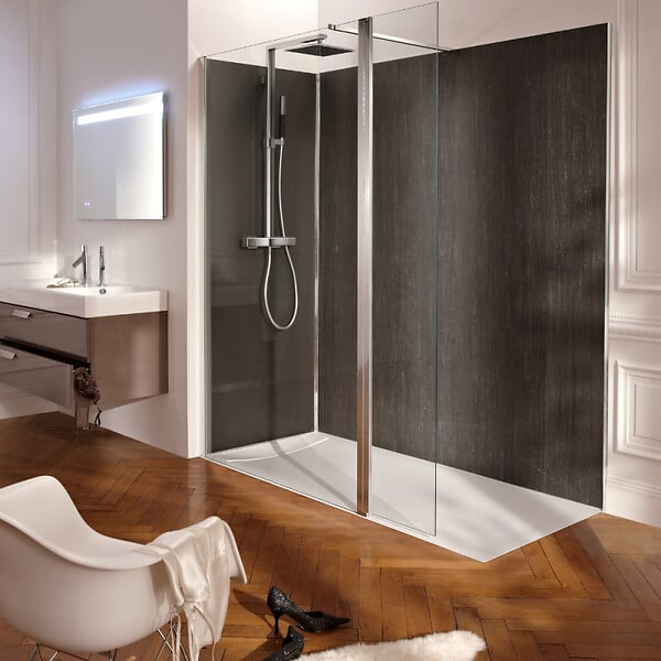 JACOB DELAFON - Receveur de douche antidérapant 160 x 90 Flight Neus rectangle blanc - large