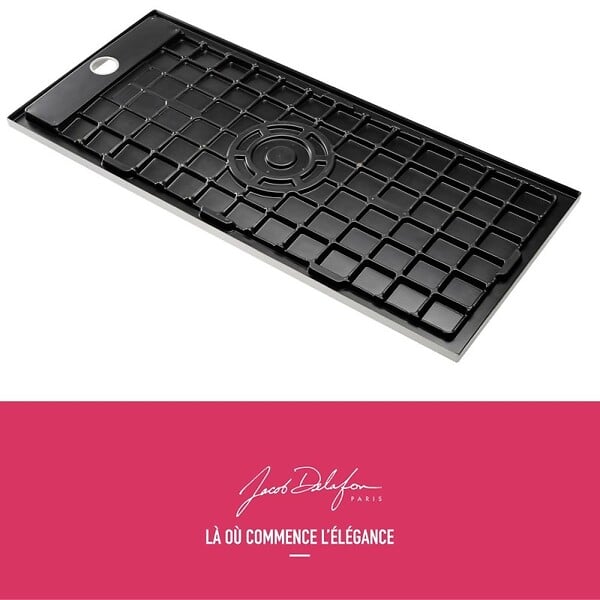 JACOB DELAFON - Receveur de douche antidérapant 160 x 90 Flight Neus rectangle blanc - large