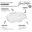 JACOB DELAFON - Receveur de douche 120 x 90 Gaspard extra-plat céramique bonde à droite - vignette