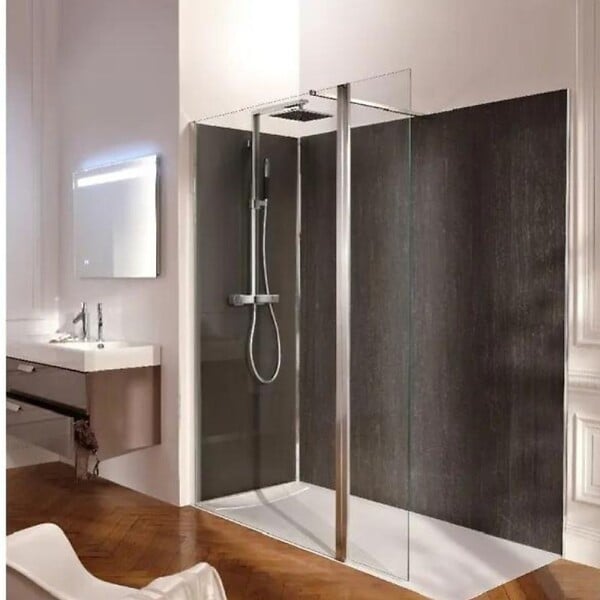 JACOB DELAFON - Receveur de douche antidérapant 160 x 80 Flight Neus acrylique rectangle blanc + bonde + capot - large
