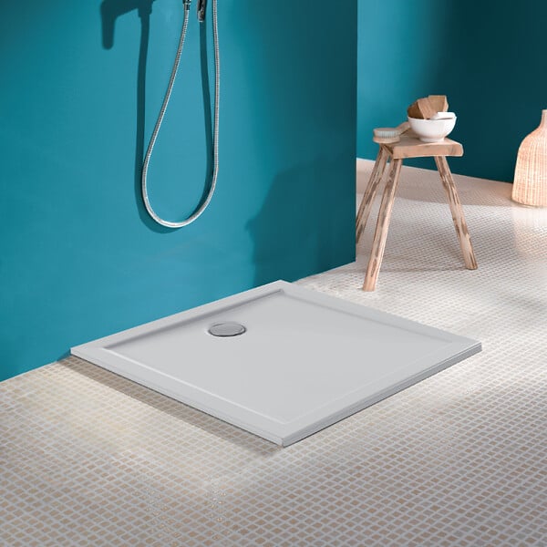 JACOB DELAFON - Receveur de douche 80 x 80 Kyreo ceramique carré blanc - large