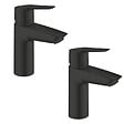GROHE - Lot de 2  mitigeurs lavabo Start ouverture eau froide noir S - vignette