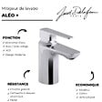 JACOB DELAFON - Mitigeur lavabo Aleo+ avec tirette - vignette