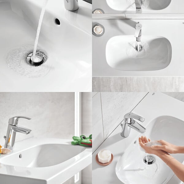 GROHE - Lot de 2 Mitigeurs lavabo Eurosmart taille M - large
