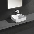GROHE - Robinet lavabo mural Lineare M Chromé + corps encastré - vignette