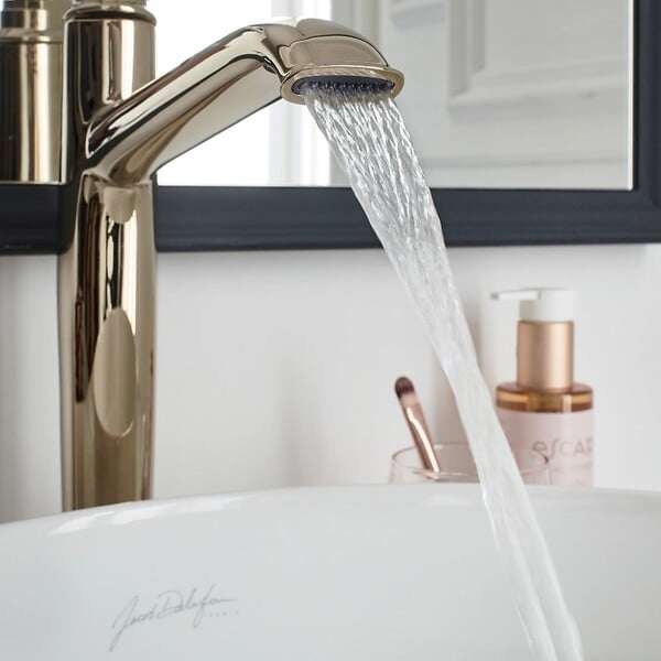 JACOB DELAFON - Mitigeur lavabo haut Cléo 1889 or beige - large