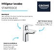 GROHE - Mitigeur lavabo Quickfix Start Edge taille S + nettoyant GrohClean - vignette