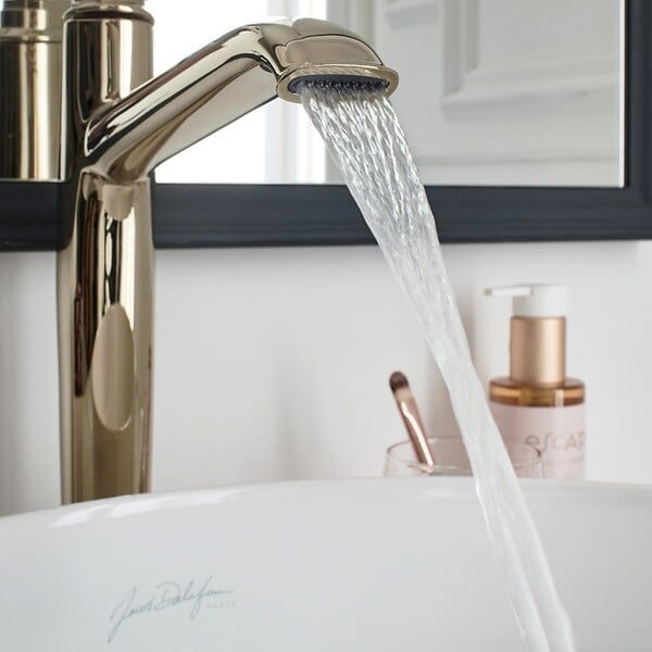 JACOB DELAFON - Lot de 2 mitigeurs lavabo haut Cléo 1889 or beige - large