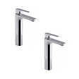 JACOB DELAFON - Lot de 2 mitigeurs lavabo haut Aleo+ sans vidage chromés - vignette