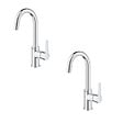 GROHE - Lot de deux Mitigeurs lavabo bec de cygne Start 2021 L avec vidage - vignette
