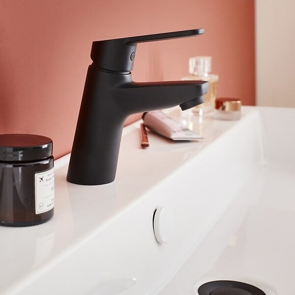 JACOB DELAFON - Mitigeur lavabo Aimé noir mat - large