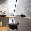 VILLEROY ET BOCH - Plaque de déclenchement WC  ViConnect 200S noir mat - vignette