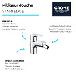 GROHE - Mitigeur bidet Quickfix StartEdge + microfibre - vignette