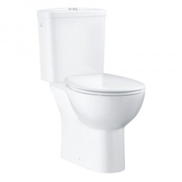 GROHE - Pack WC à poser Bau Ceramic quickfix + Accessoires salle de bain Essentials Cube - large