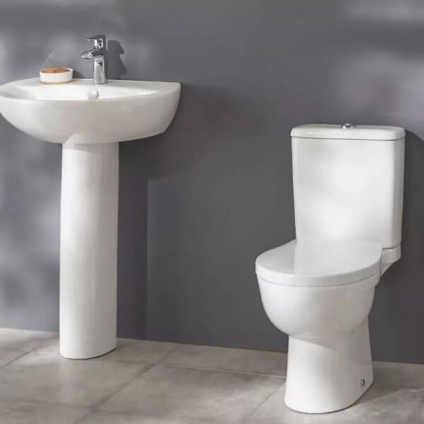 JACOB DELAFON - Lot de 2 WC à poser sans bride Patio + abattant - large