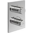 VILLEROY ET BOCH - Mitigeur thermostatique encastré 2 voies  Universal rectangle Chrome - vignette