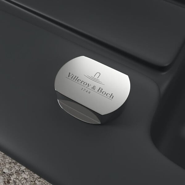 VILLEROY ET BOCH - Evier  Architectura 60 Pure Black avec vidage automatique - large