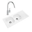 VILLEROY ET BOCH - Evier  Nestor Plus + Mitigeur cuisine bec haut Bauloop - vignette