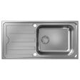 HANSGROHE - Evier 1 cuve avec égoutoir HANSGROHE S44 inox - vignette