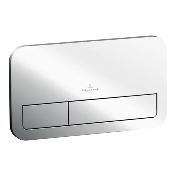 VILLEROY ET BOCH - WC suspendu sans bride  Architectura + abattant + Bâti-support ViConnect + Plaque de commande - large