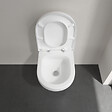 VILLEROY ET BOCH - WC suspendu sans bride  Architectura + abattant + Bâti-support ViConnect + Plaque de commande - vignette