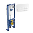 VILLEROY ET BOCH - Bâti-support autoportant WC  Viconnect avec plaque blanche - vignette