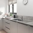 GROHE - Robinet de cuisine bec bas Start 2021 chromé + microfibre - vignette
