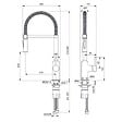 IDEAL STANDARD - Robinet de cuisine semi-pro Ceralook chrome - vignette