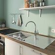 GROHE - Robinet de cuisine Start Classic Quickfix chromé + nettoyant GrohClean - vignette