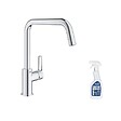 GROHE - Robinet de cuisine monocommande Start 2021 chromé + nettoyant GrohClean - vignette