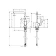 HANSGROHE - Evier 1 bac 980 S52 synthèse noir + robinet de cuisine Focus M41 160 chromé - vignette