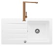 VILLEROY ET BOCH - Evier  Architectura 60 vidage auto + Robinet de cuisine Finera Bronze - vignette