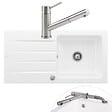 VILLEROY ET BOCH - Evier  Architectura 60 vidage auto + Robinet de cuisine Como Shower Window Acier Massif - vignette