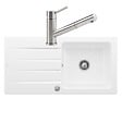 VILLEROY ET BOCH - Evier  Architectura 60 vidage auto + Robinet de cuisine Como Shower Acier Massif - vignette