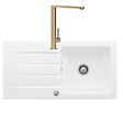 VILLEROY ET BOCH - Evier  Architectura 60 vidage auto + Robinet de cuisine Finera Or Mat - vignette