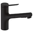 HANSGROHE - Robinet de cuisine avec douchette Zesis M33 150 sBox 2 jets noir mat - vignette