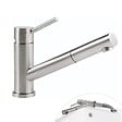VILLEROY ET BOCH - Robinet cuisine rabattable  Como Shower window inox - vignette
