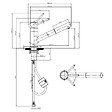 VILLEROY ET BOCH - Robinet cuisine rabattable  Como Shower window inox - vignette