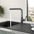 VILLEROY ET BOCH - Robinet cuisine  Steel Shower anthracite + nettoyant - vignette